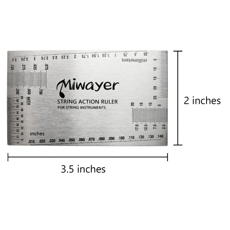 Description Picture 4 of itemMiwayer String Action Ruler Gauge Guitar Repairing Tool for Luthier Fit for Guitar Ukulele Bass Banjo Mandolin