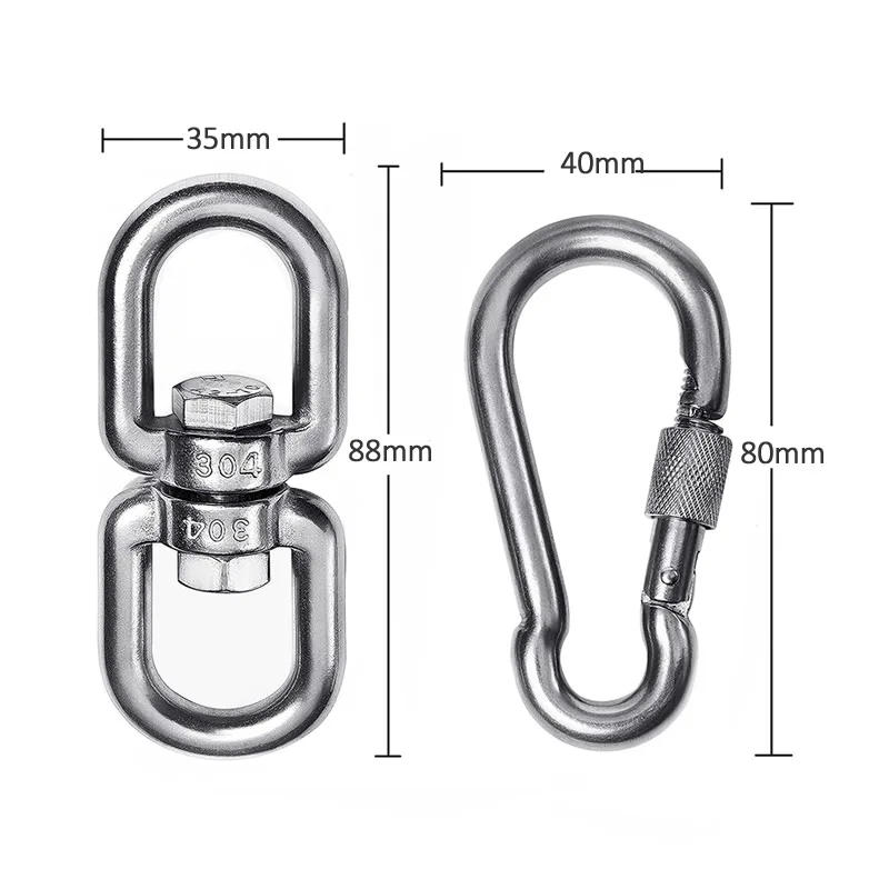 Description Picture 6 of itemIntegrated Pouring 304 Stainless Steel Fixed Plate Swing Hangers Set for Swing Hanging Chair Aerial Yoga Hammock Sandbag