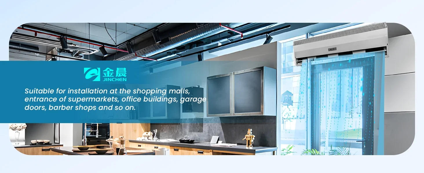 Description Picture 6 of itemAir Curtain MachineOEM Air Curtain Machine With Remote Control Suitable For Hotels Bank Supermarket Shopping Mall