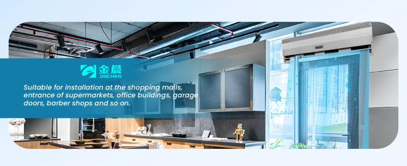 Description Picture 6 of itemAir Curtain MachineOEM Air Curtain Machine With Remote Control Suitable For Hotels Bank Supermarket Shopping Mall
