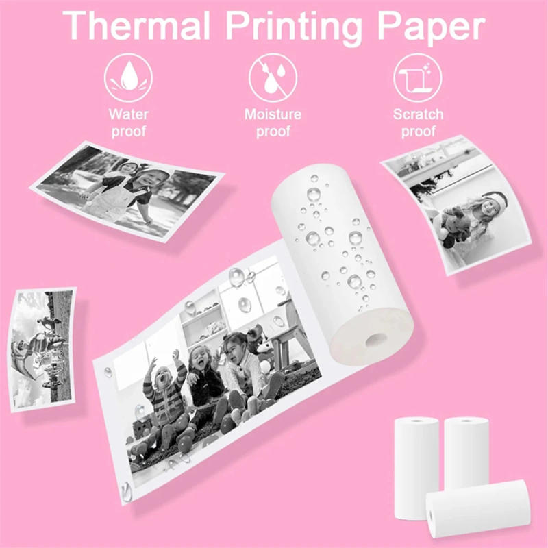 Description Picture 5 of itemC9 Mini Thermal Printer Paper Label Sticker Colorful Adhesive Self-adhesive Paper For Wireless Bluetooth Photo Inkless Printer