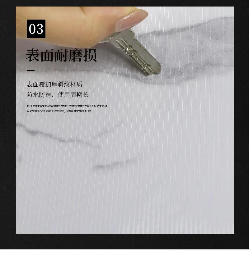 Description Picture 5 of item1Pcs Self-adhesive PVC Staircase Sticker Marbling Stair Paster Bathroom Kitchen Waterproof Steps Decals Home Decoration