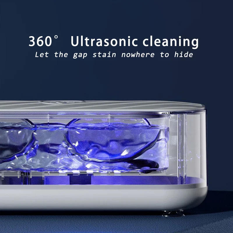 Description Picture 3 of itemIconic Brand MIJIA Ultrasonic Cleaning Machine USB Rechargeable High Frequency Vibration Wash Cleaner Jewelry Glasses Braces Cleaner