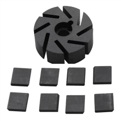 For SL S R230 W220 C215 Central Locking Vacuum Pump Motor Impeller Counterclockwise A2308000648