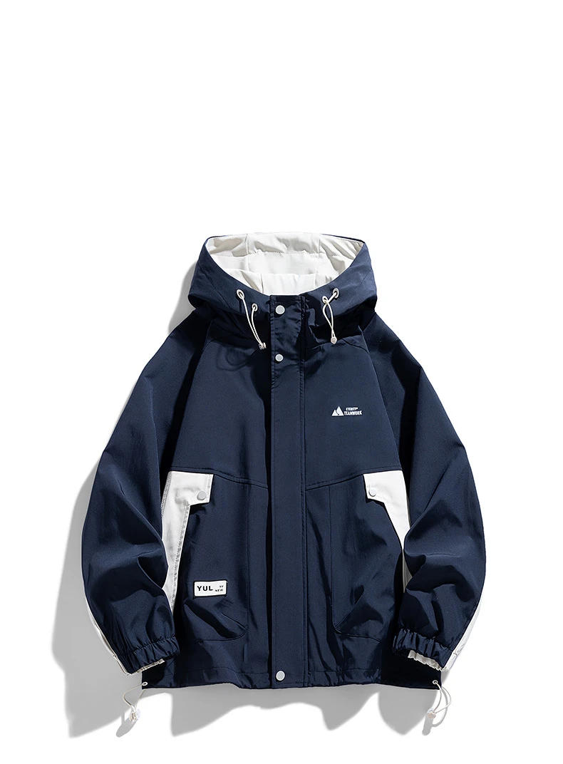 Description Picture 5 of itemMen Jacket Coats Trench Windbreaker Hooded Waterproof Plus Size 7XL 8XL 9XL Oversize Autumn Loose Pocket Male Softshell Overcoat