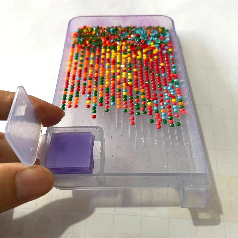 Description Picture 6 of itemHOMFUN New 23pcs/set Diamond Painting Kit with Multifunctional Pen Heads, Wax, Storage Tray & Funnel, Essential Accessories