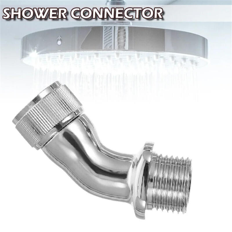 Description Picture 5 of itemShower Elbow Adapter Brass Elbow Adapter Shower Head Hose 45 Degree Connector Bathroom Faucet Connector Bathroom Accessories