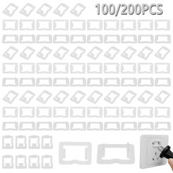 200/100PCS/Set Loose Outlet Fix Plug Socket Extender Prevents Loose Socket Issues Ensure Secure Connection for Power Plugs Home