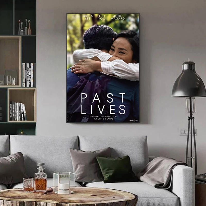 Description Picture 4 of itemPast Lives 2023 Movie Poster Print Romantic Friendship Drama Film Canvas Painting Wall Art for Cinema Living Room Home Decor