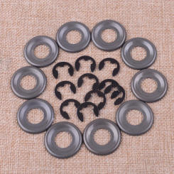 LETAOSK 10Pcs Clutch Washer E-Clip Fit for Husqvarna 362 365 371 372 372XP 385 390 570 576 575 JONSERED 2165 2171 Chainsaws