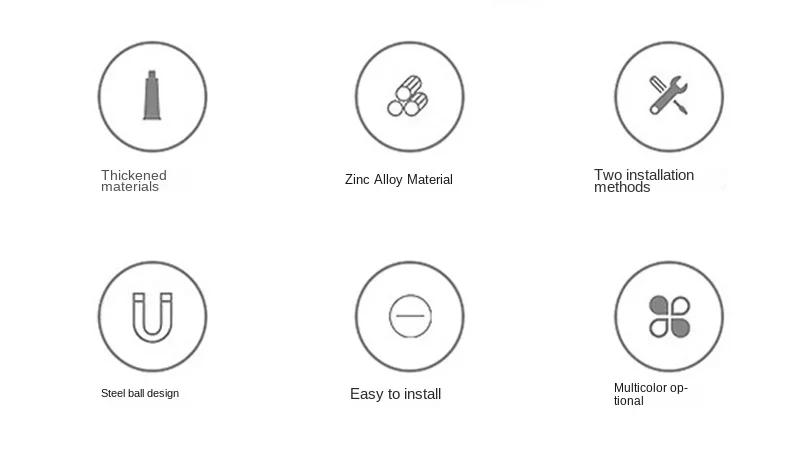 Description Picture 3 of itemThickened Door Anti-theft Buckle Zinc Alloy Chain Lock Buckle Anti Lock Door Buckle Door Lock Chain Hotel Safety Bolt