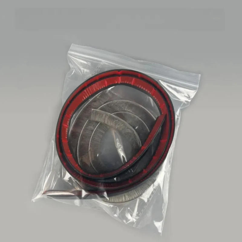 Description Picture 6 of itemSelf Adhesive Under Door Draft Stopper with Brush Hot or Cold Air Insulation Integrated Door Sweep 39" L/2" W Noise Insulation