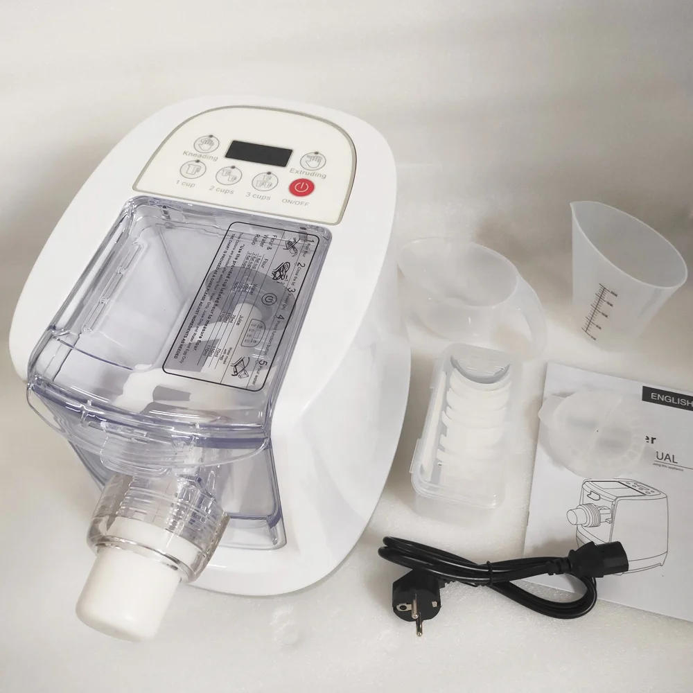 Description Picture 2 of item12 molds household mini electrical automatic plastic noodle maker processing ramen making machines Home Pasta Maker