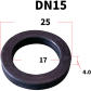 DN15 17x25x4mm