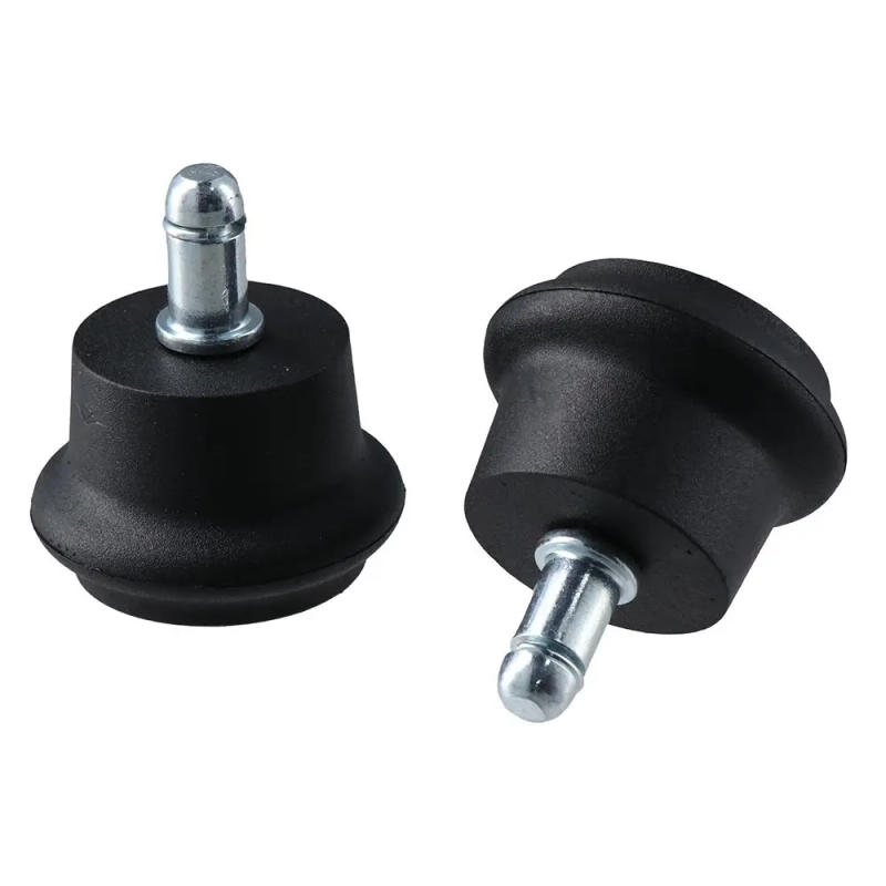 Description Picture 2 of itemRubber Chair Wheels Trolley Brake Double Caster Wheels Chair Roller Seat Replacement Spare Office Chair