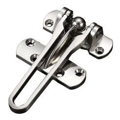 1pc Insurance Door Bolt Anti-Theft Room Bar Door Buckle Lock Chain Stainless Steel Bedroom Safety Chain Room Door Lock Hardware