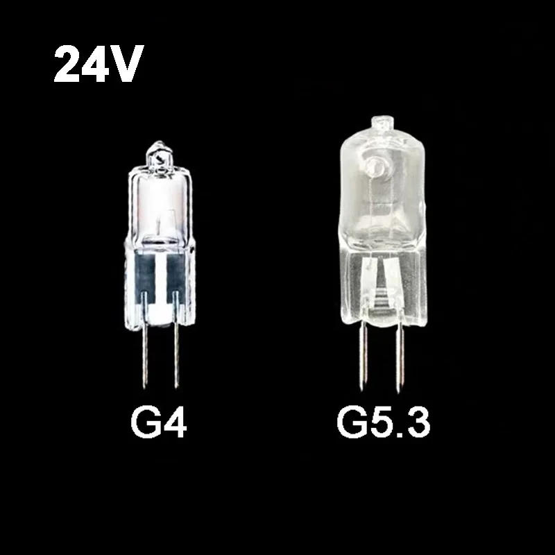 Description Picture 2 of item5pcs Halogen Bulb Lamp Light 24V G4 G5.3 for Optical Device SearchLight Flashlight