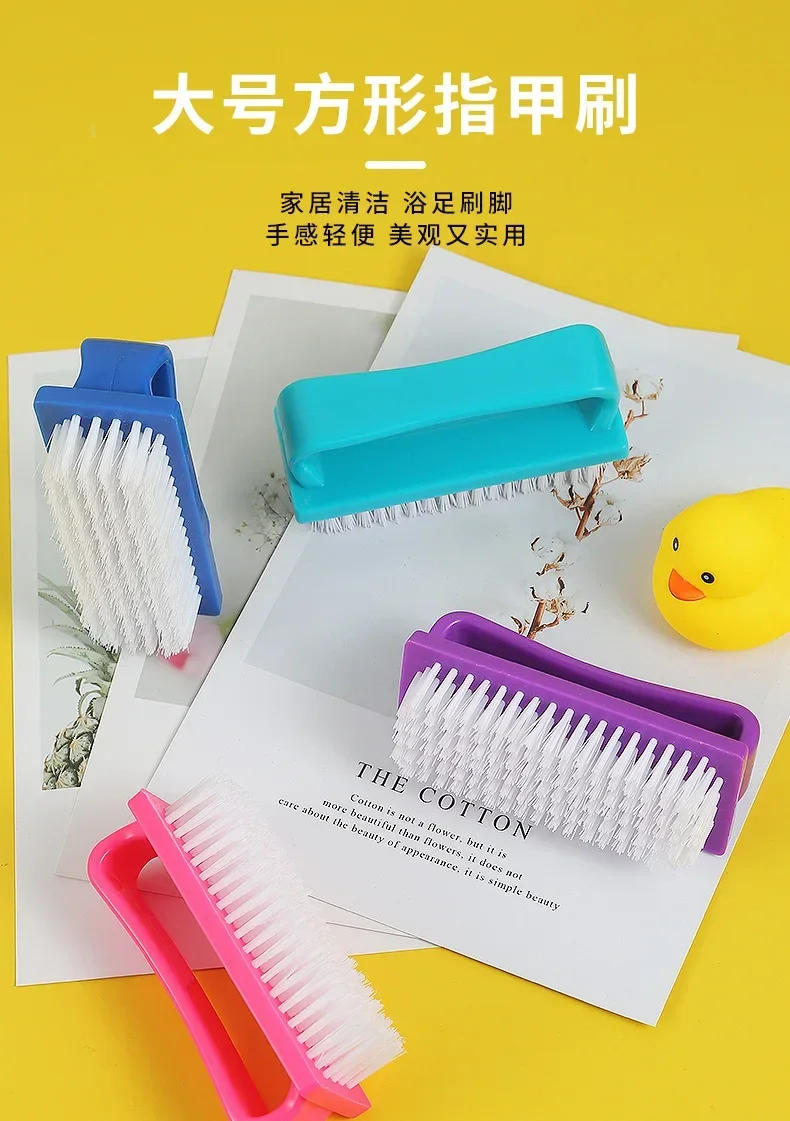 Description Picture 2 of itemNail Brushes Multifunctional Acrylic Nail Art Manicure Pedicure Soft Remove Dust Plastic Cleaning Nail Brushes Dust File Tools