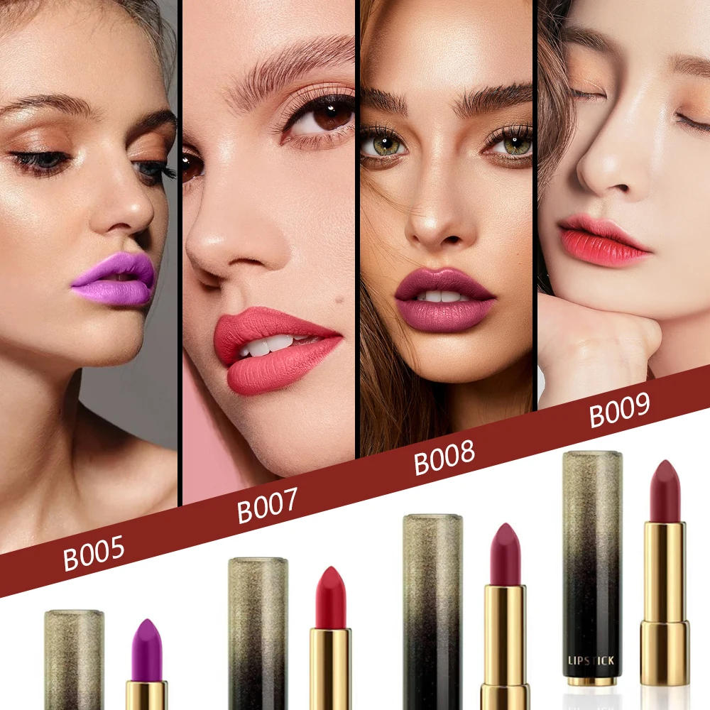 Description Picture 3 of itemHot Barbie Pink Matte Pink Lipstick for Women Long Lasting Lipstick Waterproof No Dry Feeling Creamy High Pigmented Formula