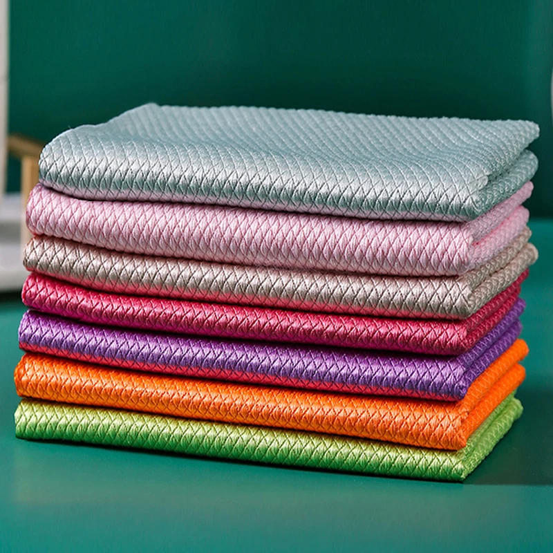 Description Picture 6 of itemMicrofiber Cleaning Cloths 1/5/10pcs Multi-Purpose Cleaning Cloth Car Window Wipes Windows & Mirrors Lint Free Glass Cleaning
