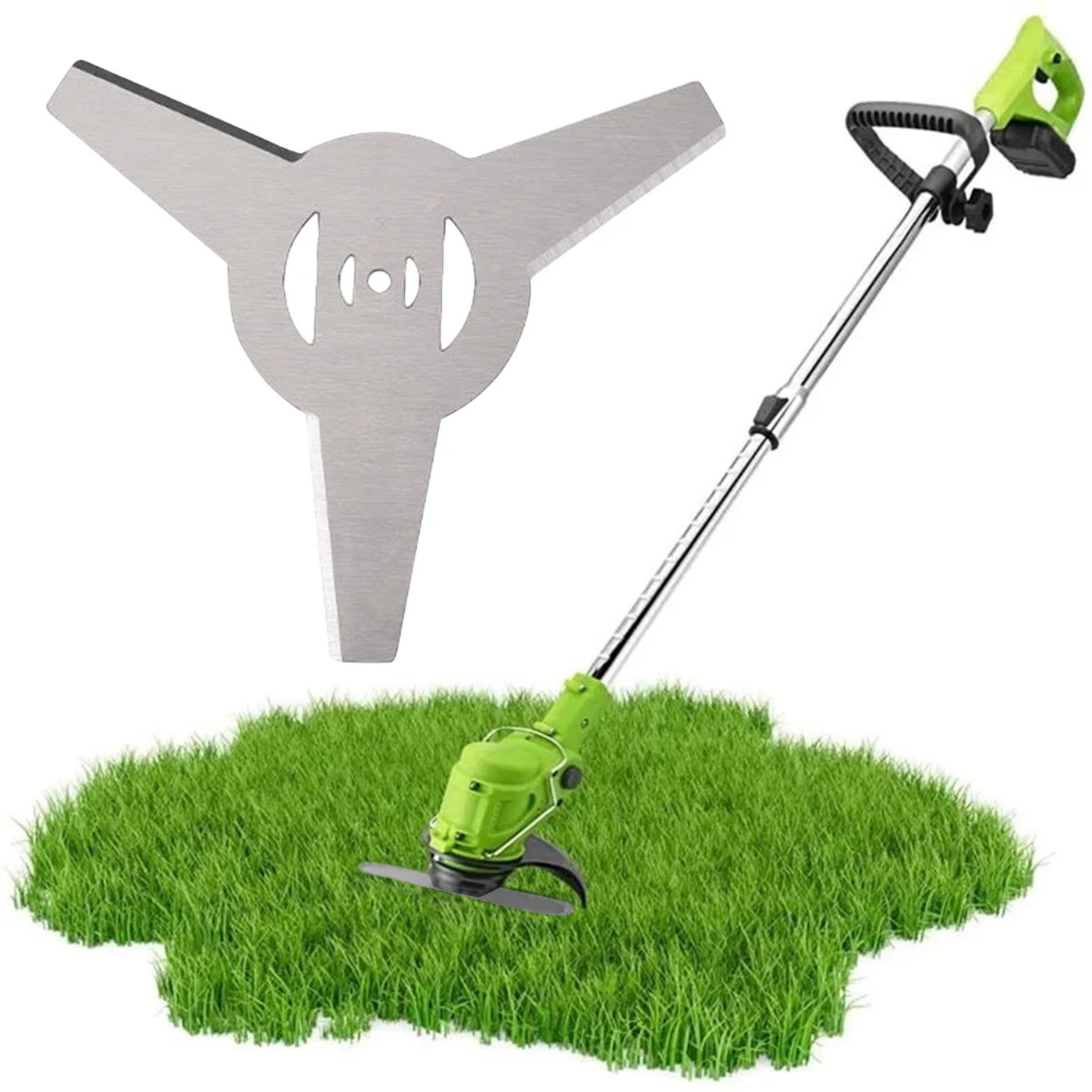 Description Picture 2 of item1pc Lawn Mower Saw Blade Metal Blades 150mm Mowing Grass Replacement Silver Steel Animal Husbandry Grass Trimmers