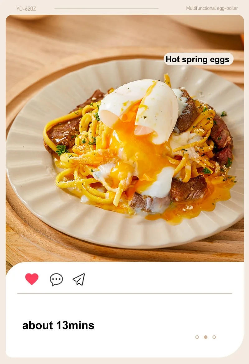 Description Picture 5 of item400W Egg Steamer Multi Function Rapid Electric Egg Cooker Corn Milk Steamed Egg Fast 5 Eggs Boiler Steamer Cooking Tools 220V