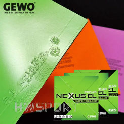 GEWO NEXXUS EL PRO 45 48 53 Table Tennis Rubber Non-sticky Tense Ping Pong Rubber with Pre-tuned Cake Sponge Made In Germany