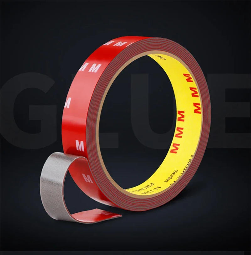 Description Picture 2 of itemDouble-Sided Adhesive Red Film Foam Gray Double-Sided Adhesive Tape For Automobile High Temperature Resistant Adhesive Tape
