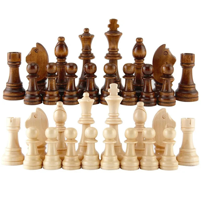 Description Picture 4 of item32pcs Chess Pieces Complete Chessmen International Word Chess Set Chess Piece Entertainment Accessories