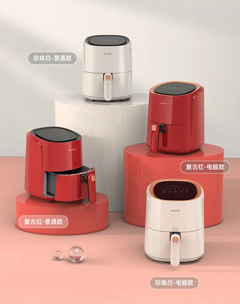 Description Picture 2 of item4.6L Large Capacity Air Fryer New Multi-Functional Smoke-Free French Fries Deep Frying Pan Household Smart Oven 220V