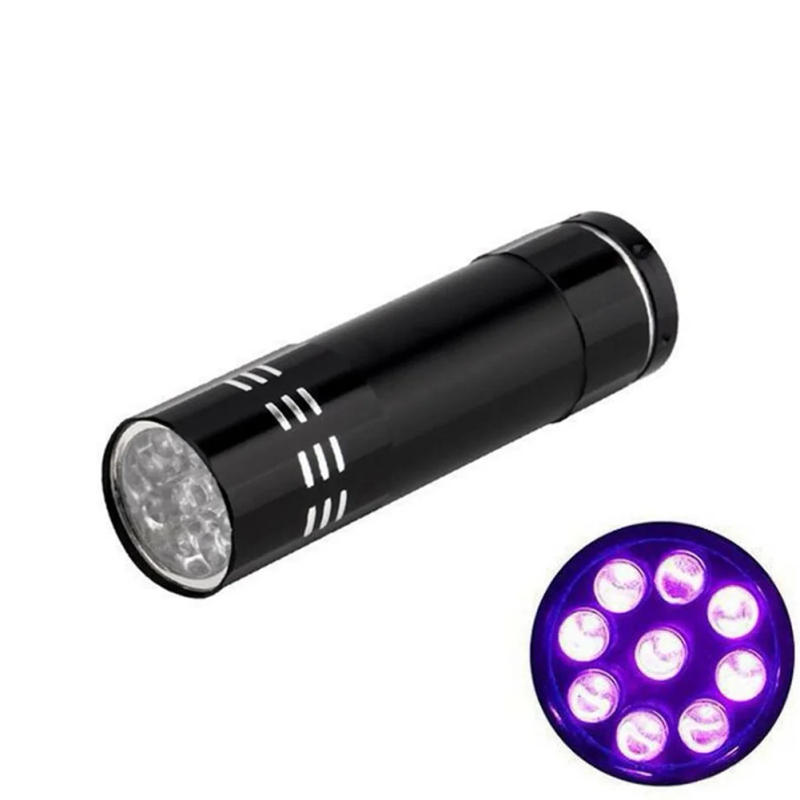 Description Picture 2 of itemNew LED Portable Powerful Small Camping Flashlight Flashlight Light Random Ultraviolet UV395 Banknote Verification Flashlight