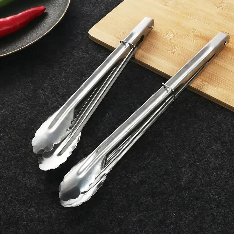 Description Picture 4 of itemStainless Steel Kitchen Food Tongs Household Products Cooking Utensils Cookware Bbq Assesories Grill Accessories Buffet Bread