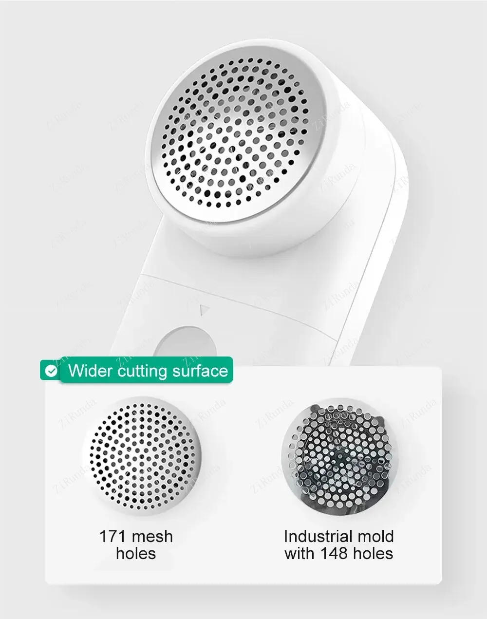Description Picture 6 of itemPortable New Original  MIJIA Lint Remover Rechargable Cloth Fabric Shaver Fluff Pellet Remove Machine for Clothes Sweater