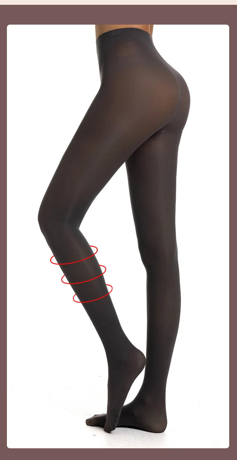 Description Picture 6 of itemWomen Tights 40D Dancing Pantyhose Socks Gym Yoga Leggings Seamless Stockings Ladies High Elastic Translucent Hosiery Trousers