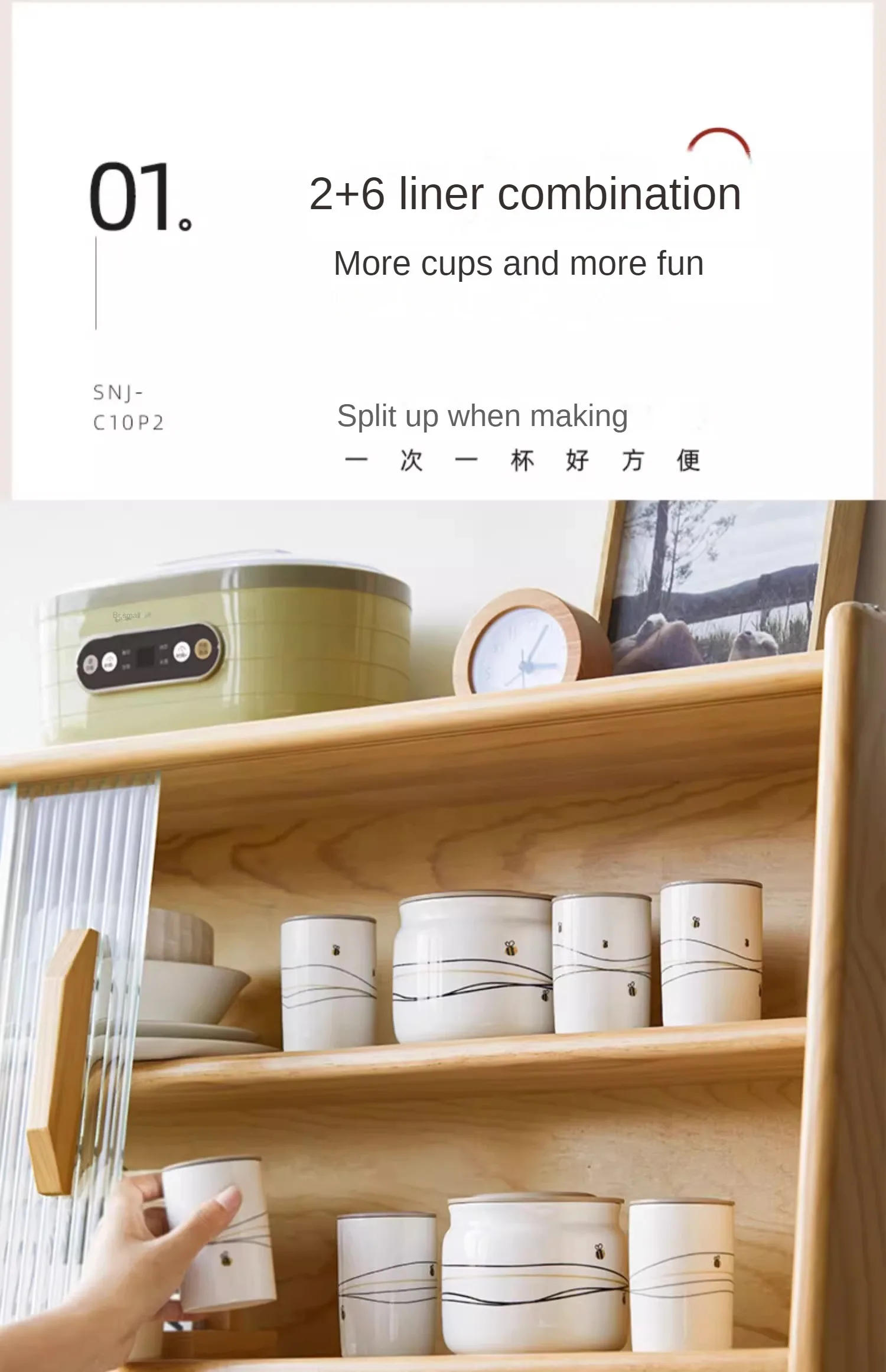 Description Picture 4 of itemKitchen Appliances Yogurt Machine Household Small Automatic Multi-Function Natto Device Rice Wine Machine Pickles Fermenter