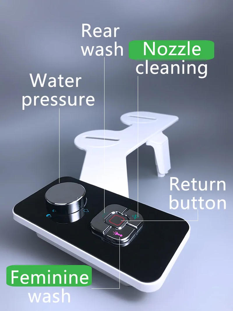 Description Picture 4 of itemBidet GUARDGETS Toilet Bidet Attachment For Toilets Seat Japanese Cover Non Electric Slim Shattaf Badette