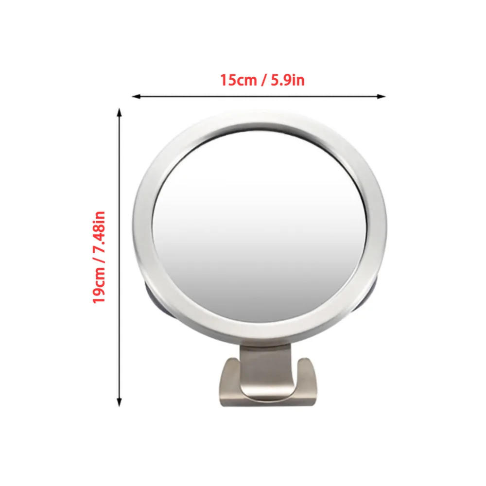 Description Picture 6 of itemWith Shaver Holder Powerful Suction Cup Bathroom Anti-fog Mirror Bath Shower Mirrors Wall Mounted Make Up Man Shaving Mirror