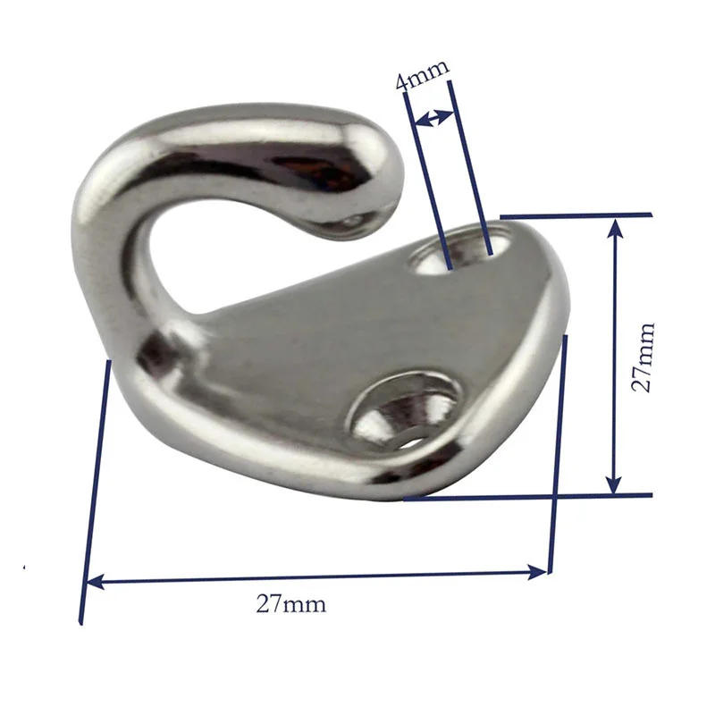 Description Picture 6 of item5PCS Fending Hooks Fender Spring Clip Fender Eye Hook Marine Boat Hardware Accessories Sail Tug Fender Hook 316 Stainless Steel
