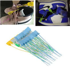 LXAF 100 Pcs Plastic Tamper Signage Tie Self-locking Seals Disposable DIY Cable Ties