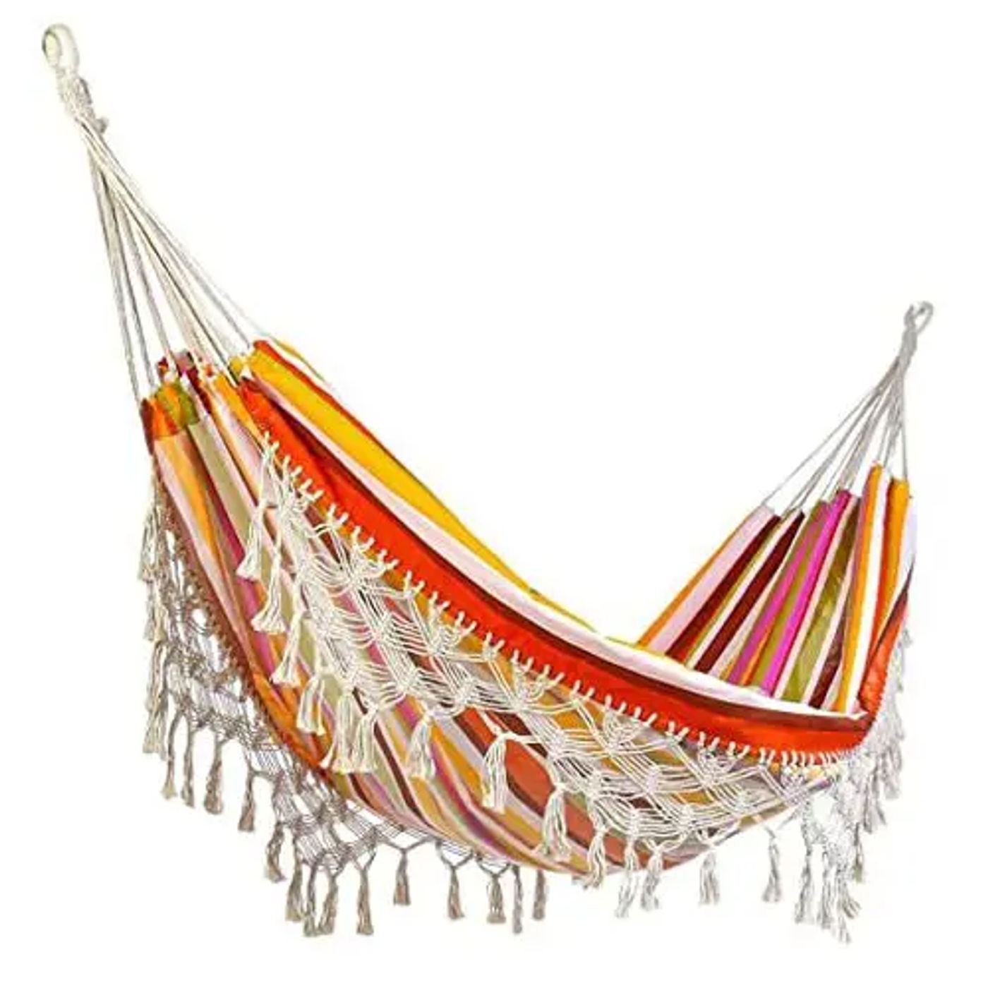 Description Picture 3 of itemThicken Canvas 1-2 Person Portable Garden Swing Hammock Outdoor Dormitory Camping Hammocks 200*150cm Hanging Chair