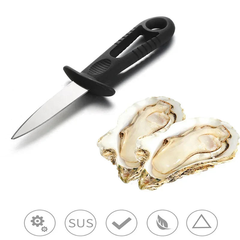 Description Picture 6 of itemStainless Steel Oyster Tool Seafood Knife For Seafood Shell Opening Multi Use Pry Knives Open Oysters And Shells Directly