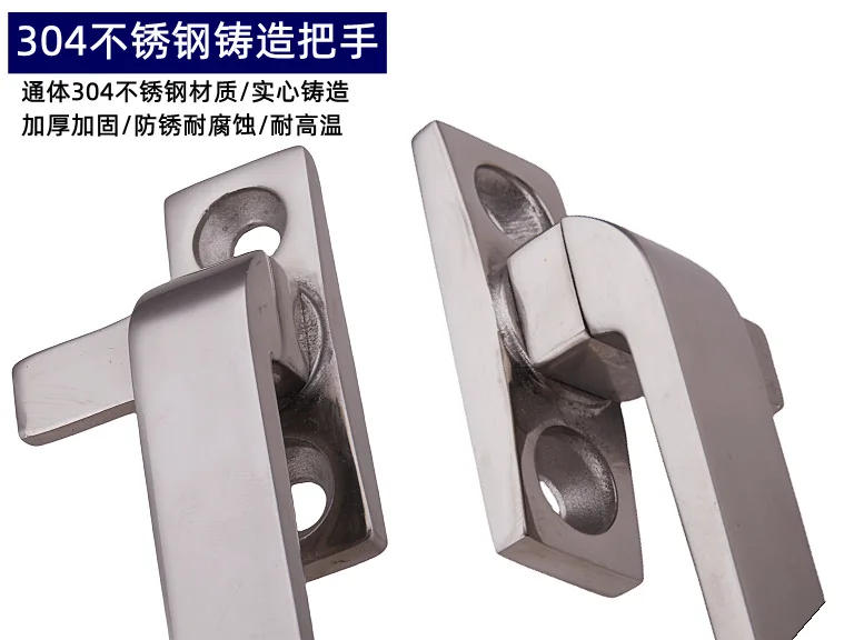 Description Picture 5 of itemHandle Stainless Steel Soundproof Door Air Conditioning New Energy Rotary Sealed Handle Lock Container Door lock
