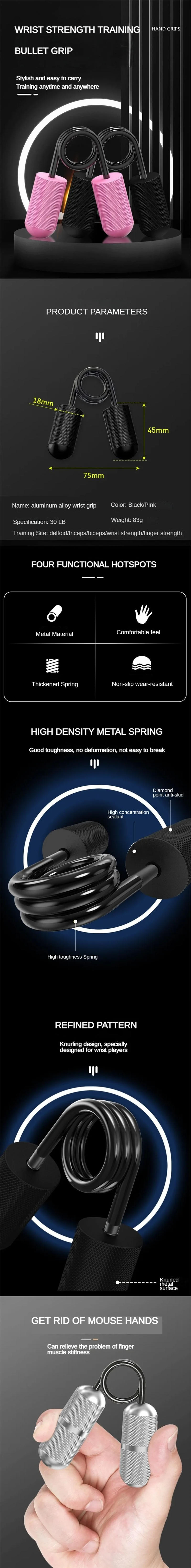 Description Picture 2 of item30LB Fitness Anti-slip A Gripper Finger Rehabilitation Trainer Professional Exercise Thumb Strength Grips Wrist Finger Hand Grip