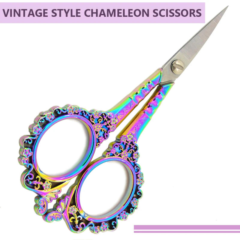Description Picture 5 of itemNail Art Chameleon Vintage Scissors for Embroidery Fabric Cross Stitch Sewing Manicure Tool