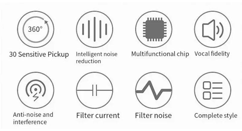 Description Picture 3 of itemPortable Microphones Adjustable Studio Singing Gaming Streaming Mikrofon Stand Mic With Desktop Holder For Laptop And Computer