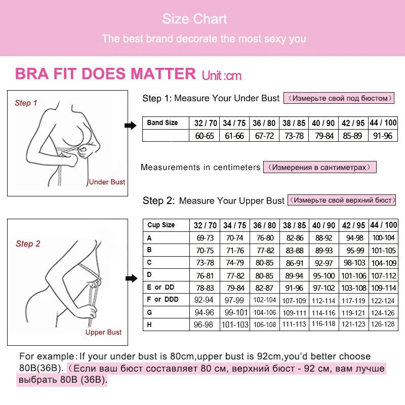 Description Picture 3 of itemSmall Breasts Show Big Underwear Deep V Push Up No Steel Ring Flat Chest Special Bra Thickened Push-up Bra Lenceria Femenina
