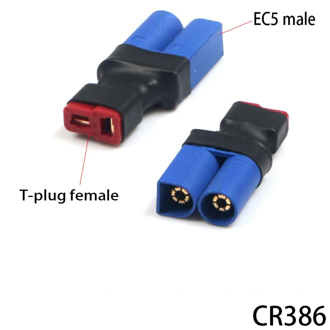 Description Picture 3 of item1pcs XT90 XT-90 Male to EC5 Female Connector Adapter For Battery Wire RC Models Helicopter Drone Quadcopter Toys Parts