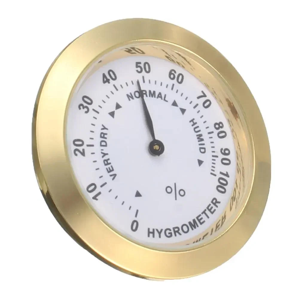 Description Picture 5 of itemMini Cigar Hygrometer Moisture Meters Cigar Accessories Tobacco Pointer Hygrometer For Humidor Smoking Humidity Sensitive Gaug