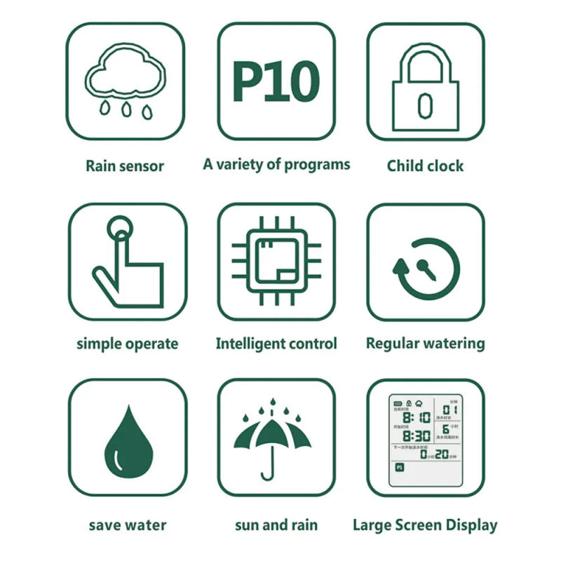 Description Picture 6 of item2023 Smart Irrigation System Controller Gardening Irrigation Timer Garden Balcony Rain Sensing Control Automatic Watering Device