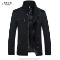 APIPEE 2024 New Men Jacket Coat New Fashion Trench Coat New Autumn Brand Casual Silm Fit Overcoat Jacket Male 5XL